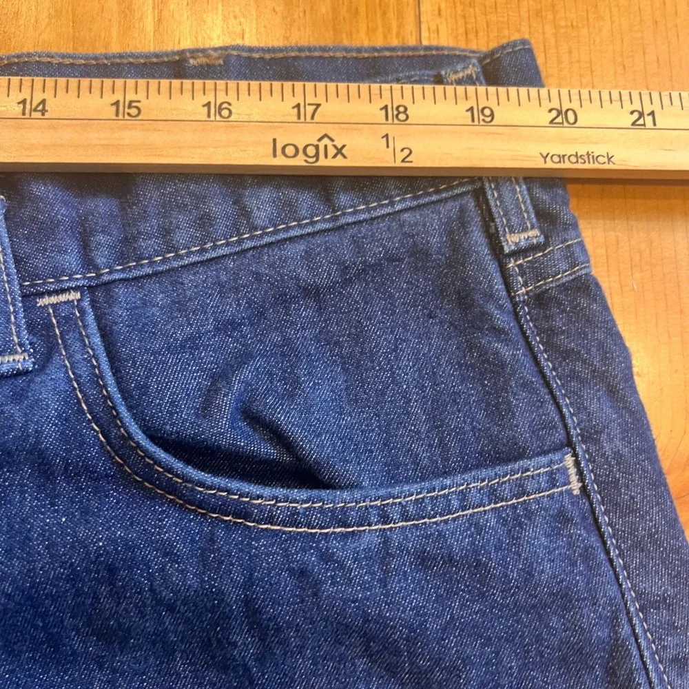 Carhartt FRB100 DNM Flame Resistant Jeans Mens 40x30 Blue Relaxed Fit Made USA